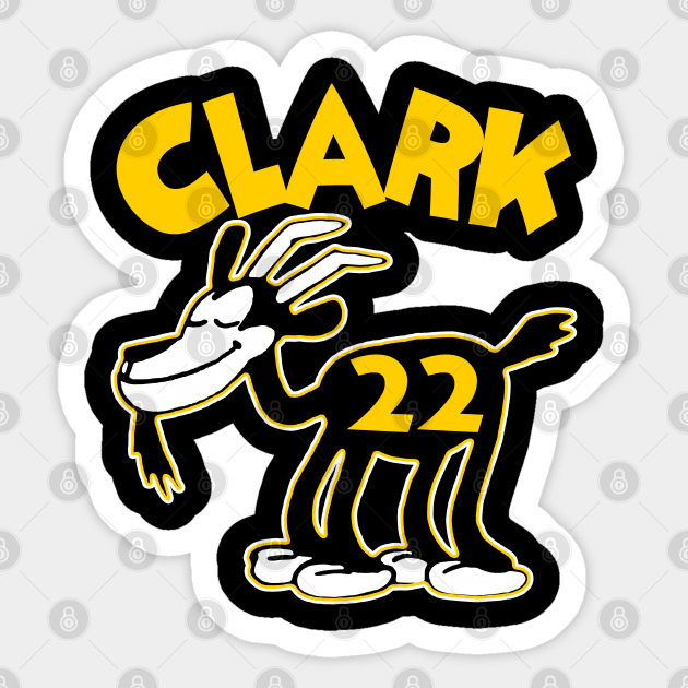 Caitlin Clark GOAT 4, Classic Steamboat Willie Goat Sticker by Megadorim